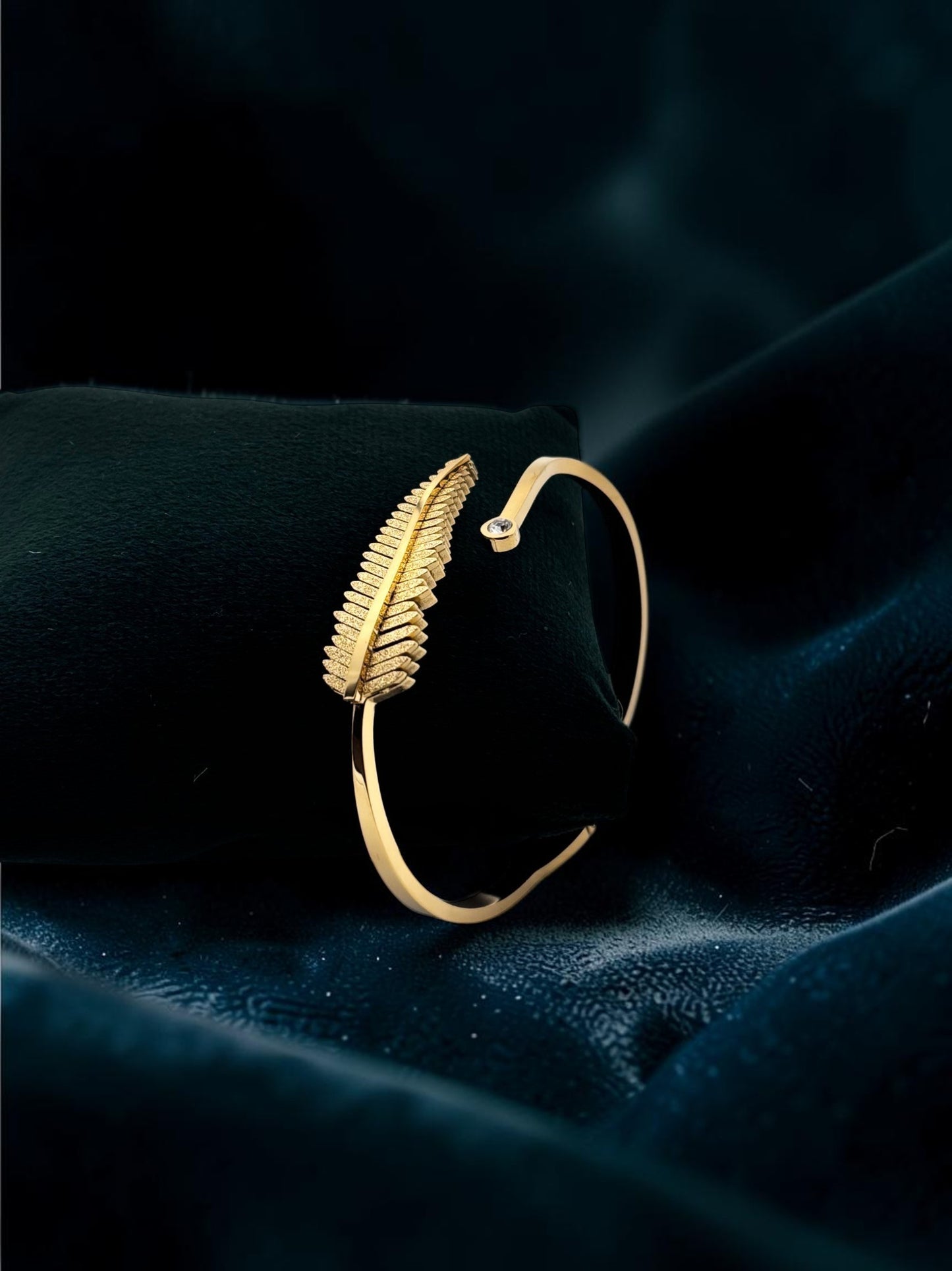 Golden Fern Cuff