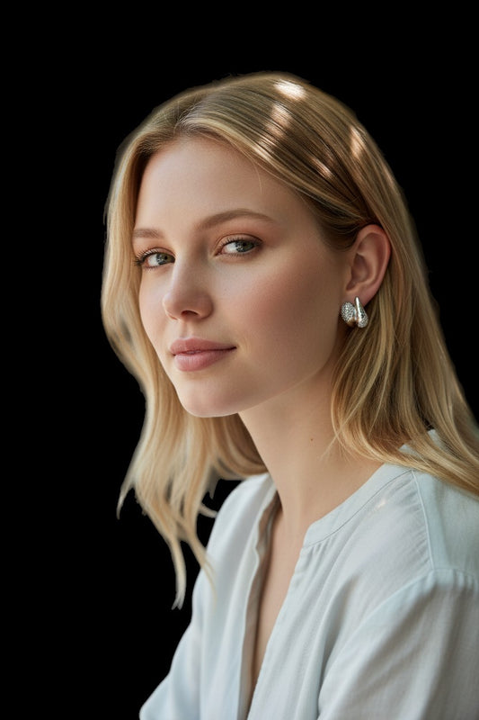 Luna Twist Spark Earrings