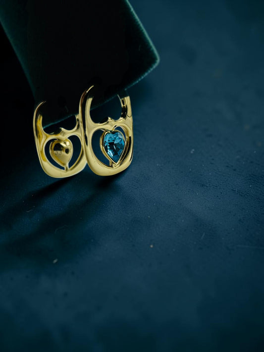 Sky Love Lock Earrings