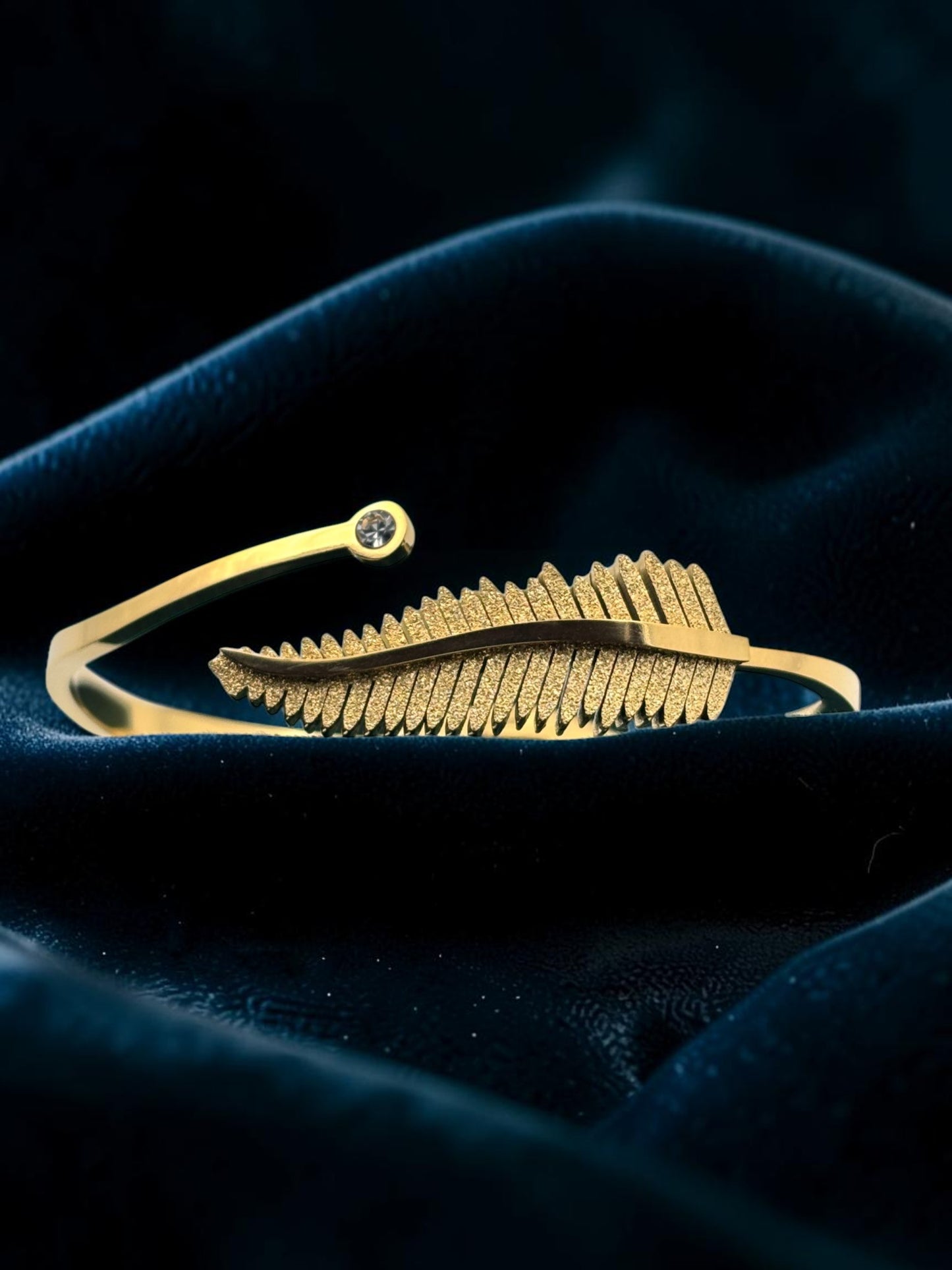 Golden Fern Cuff
