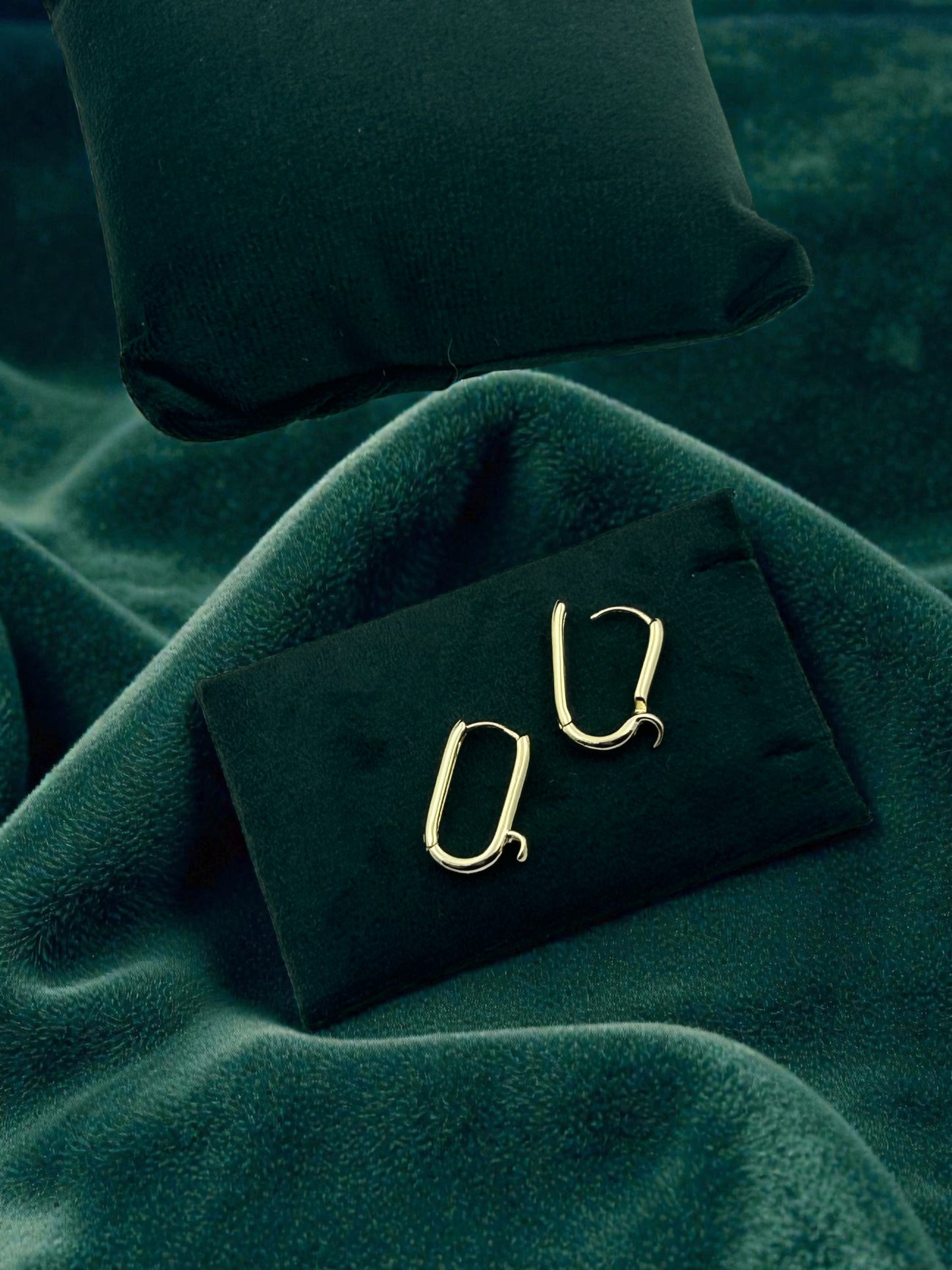 Oval Hoop Earrings