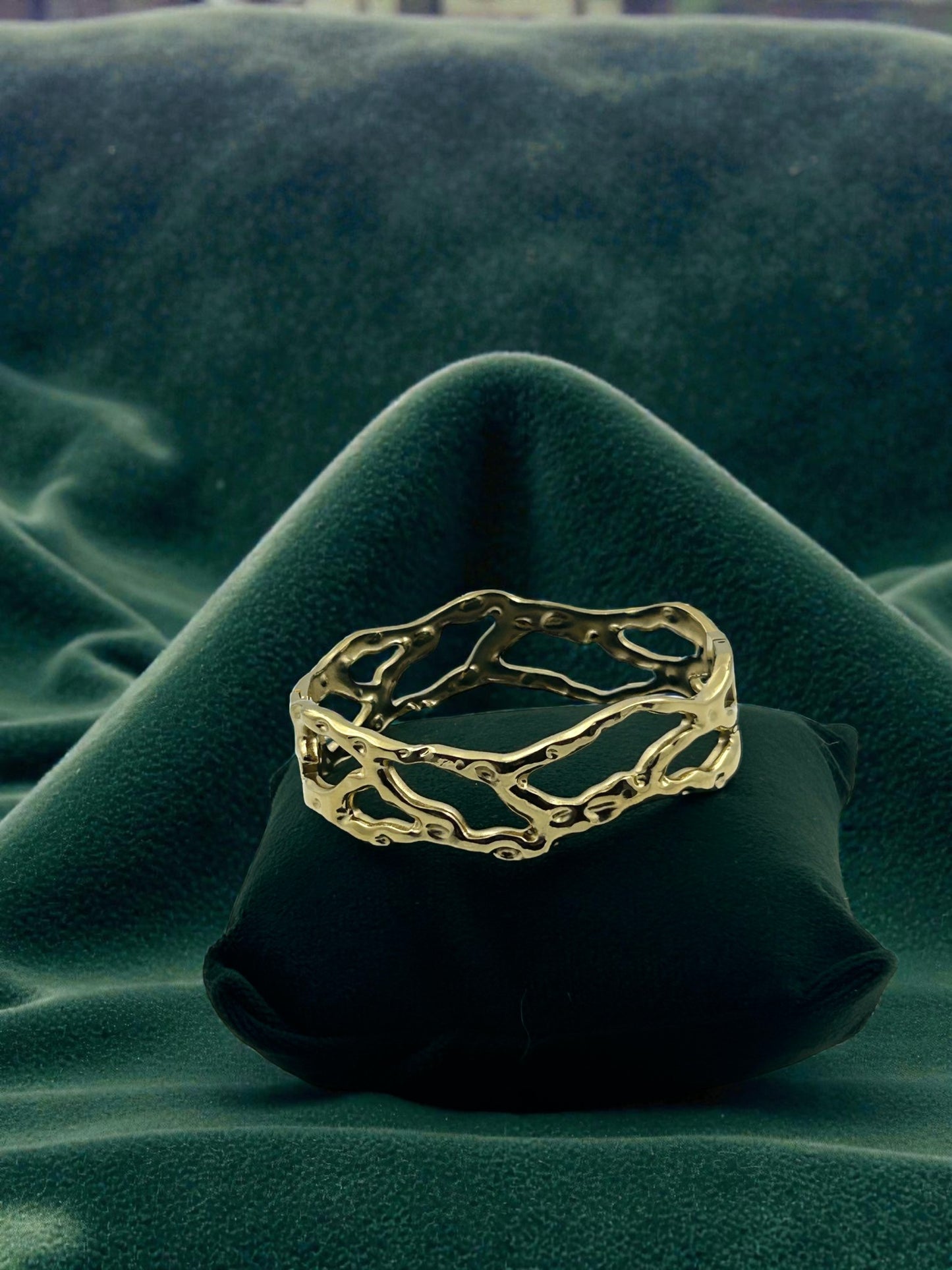 Molten Luxe Statement Cuff Bracelet