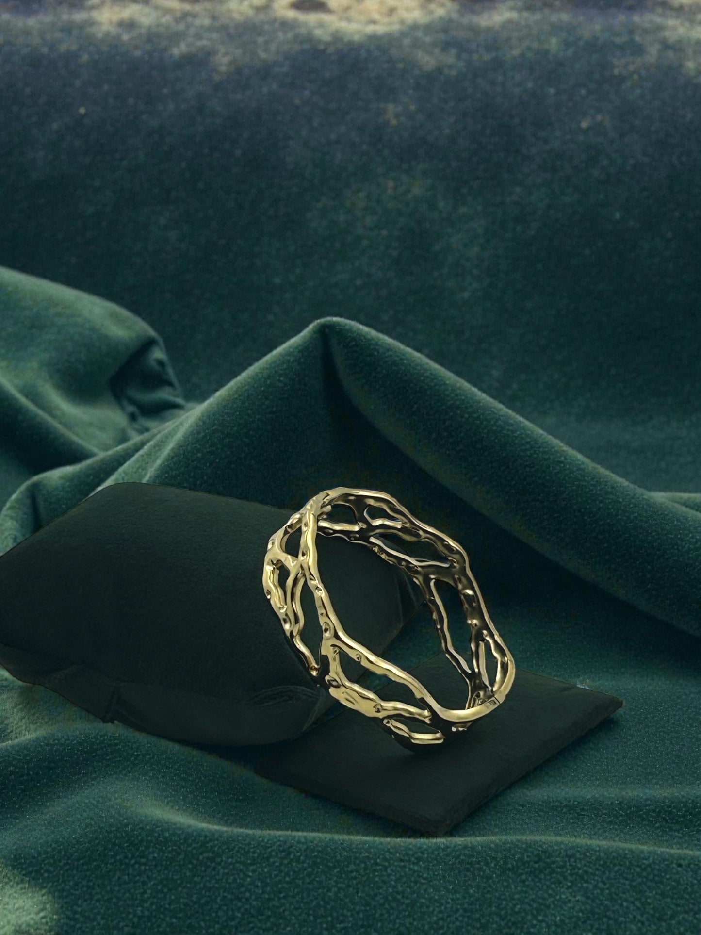 Molten Luxe Statement Cuff Bracelet