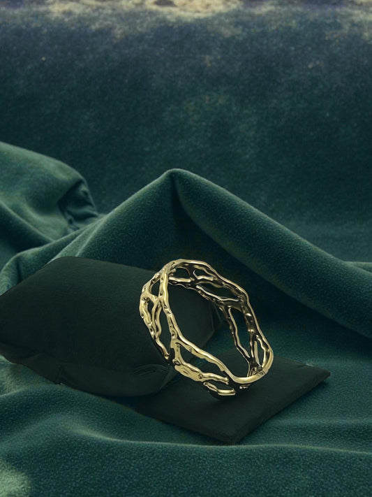 Molten Luxe Statement Cuff Bracelet