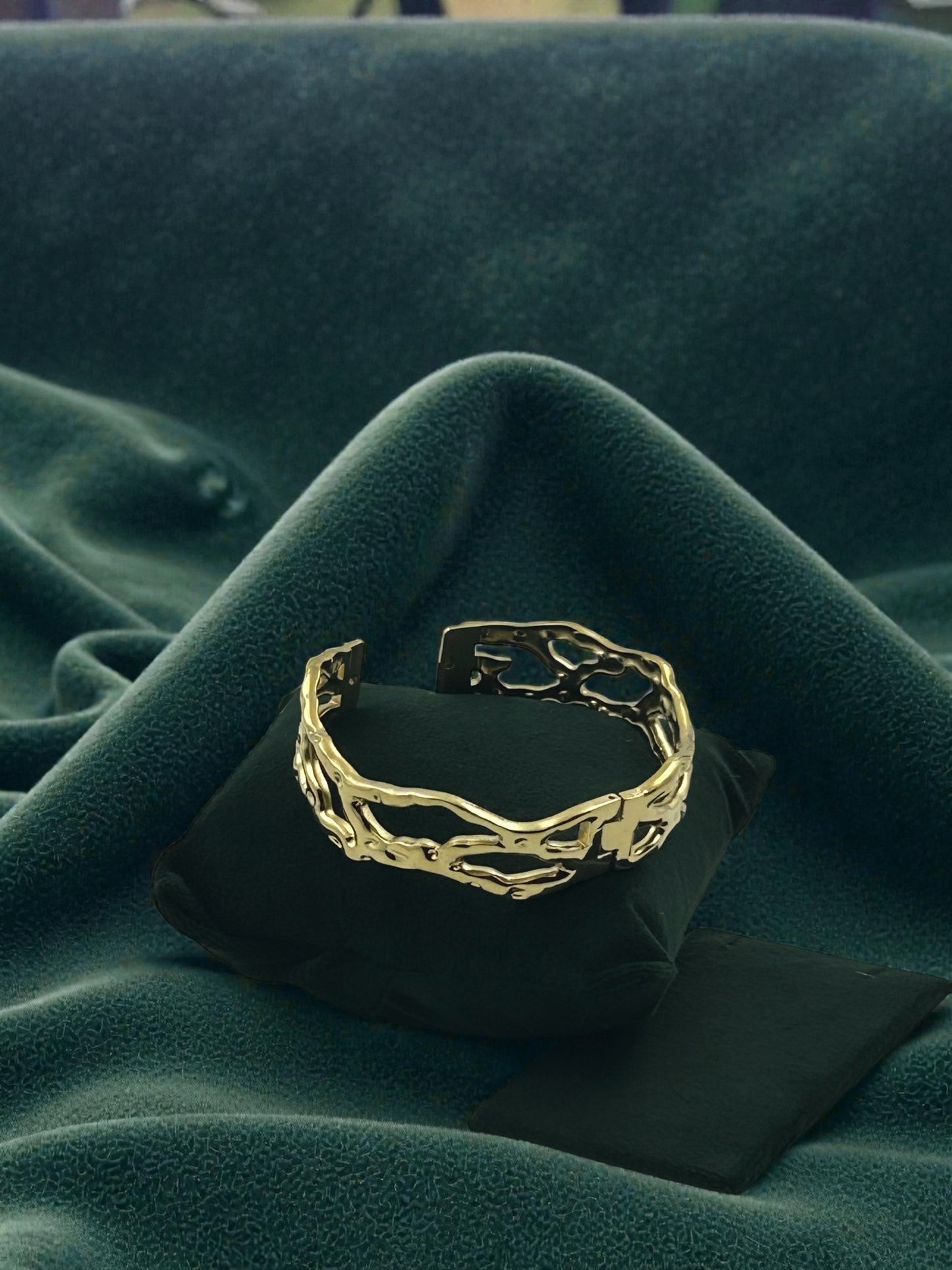 Molten Luxe Statement Cuff Bracelet