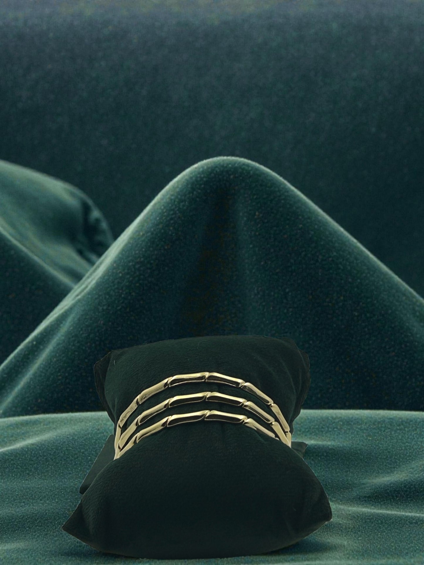 Golden Layered Cuff Bracelet