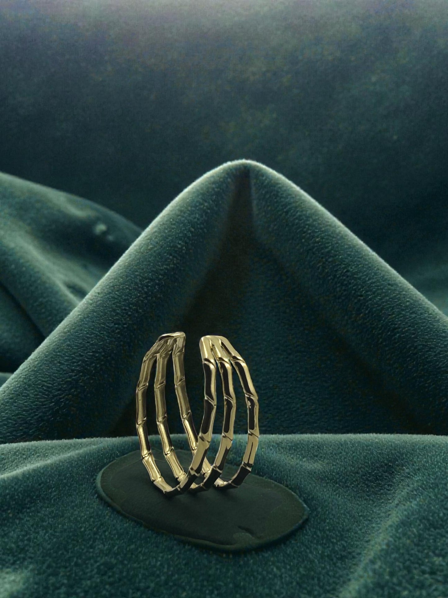 Golden Layered Cuff Bracelet