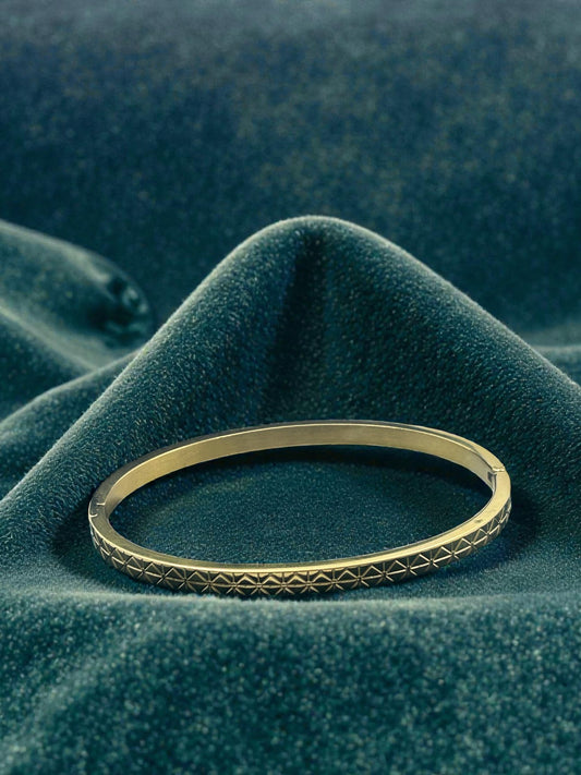 Golden Mosaic Cuff
