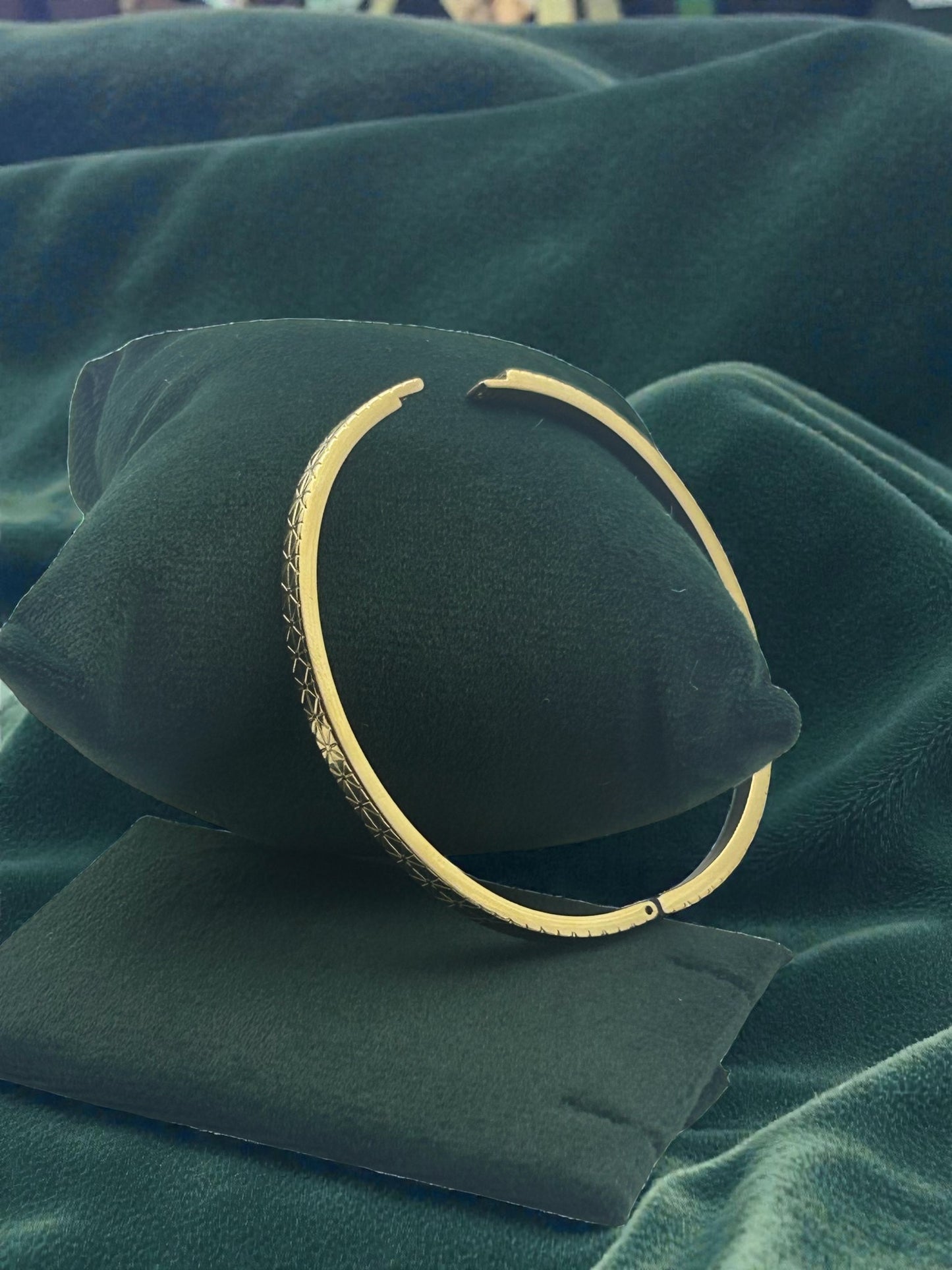 Golden Mosaic Cuff
