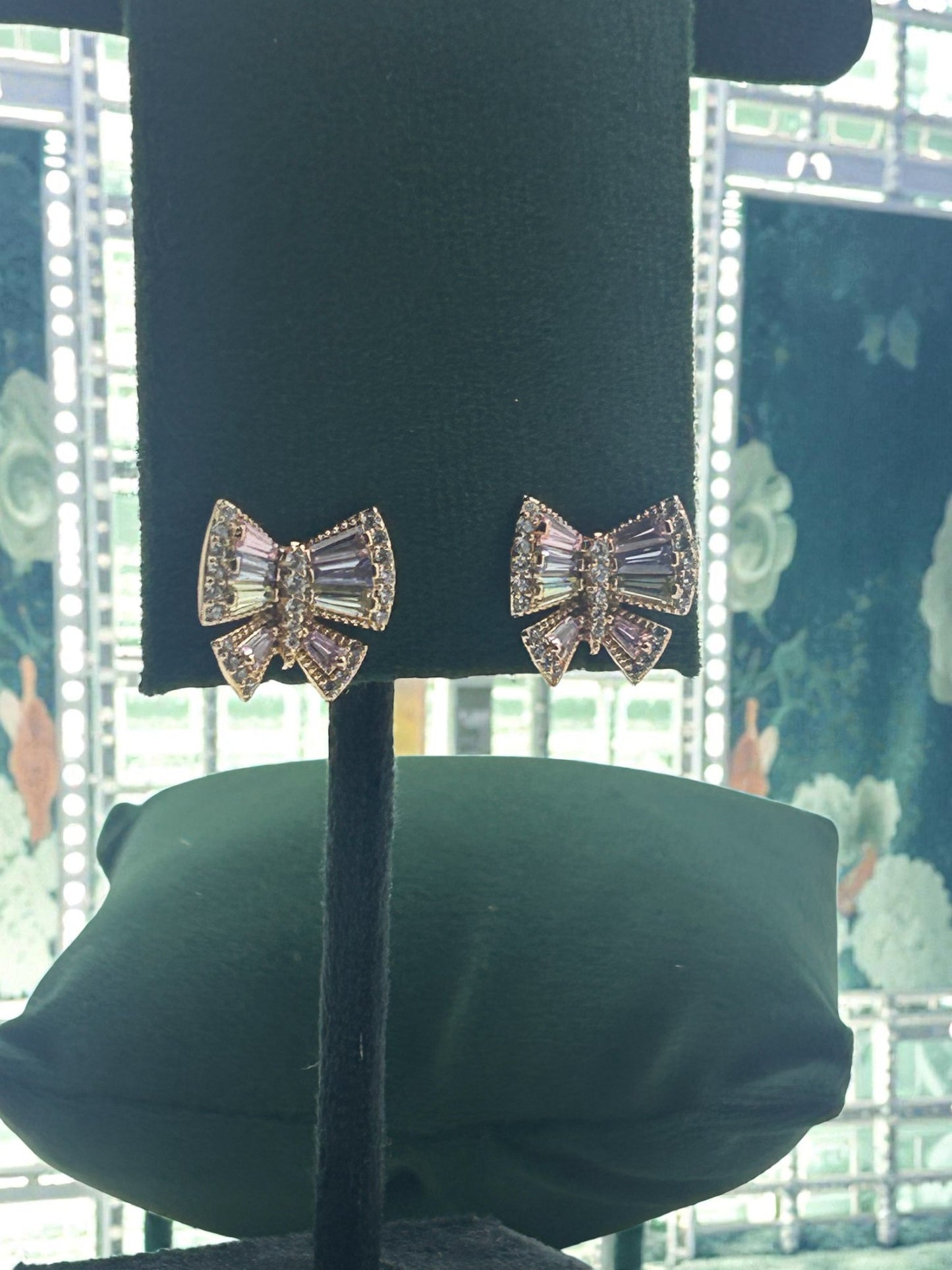 Crystal Butterfly Elegance Stud Earrings