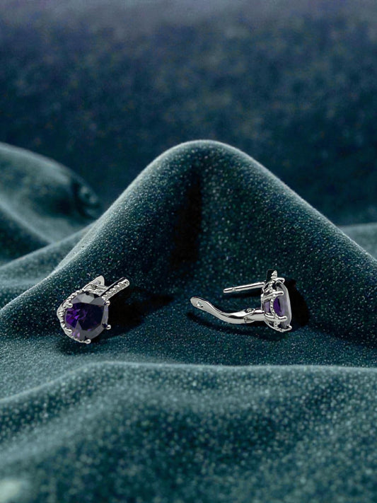 Midnight Royale Twin Drop Earrings