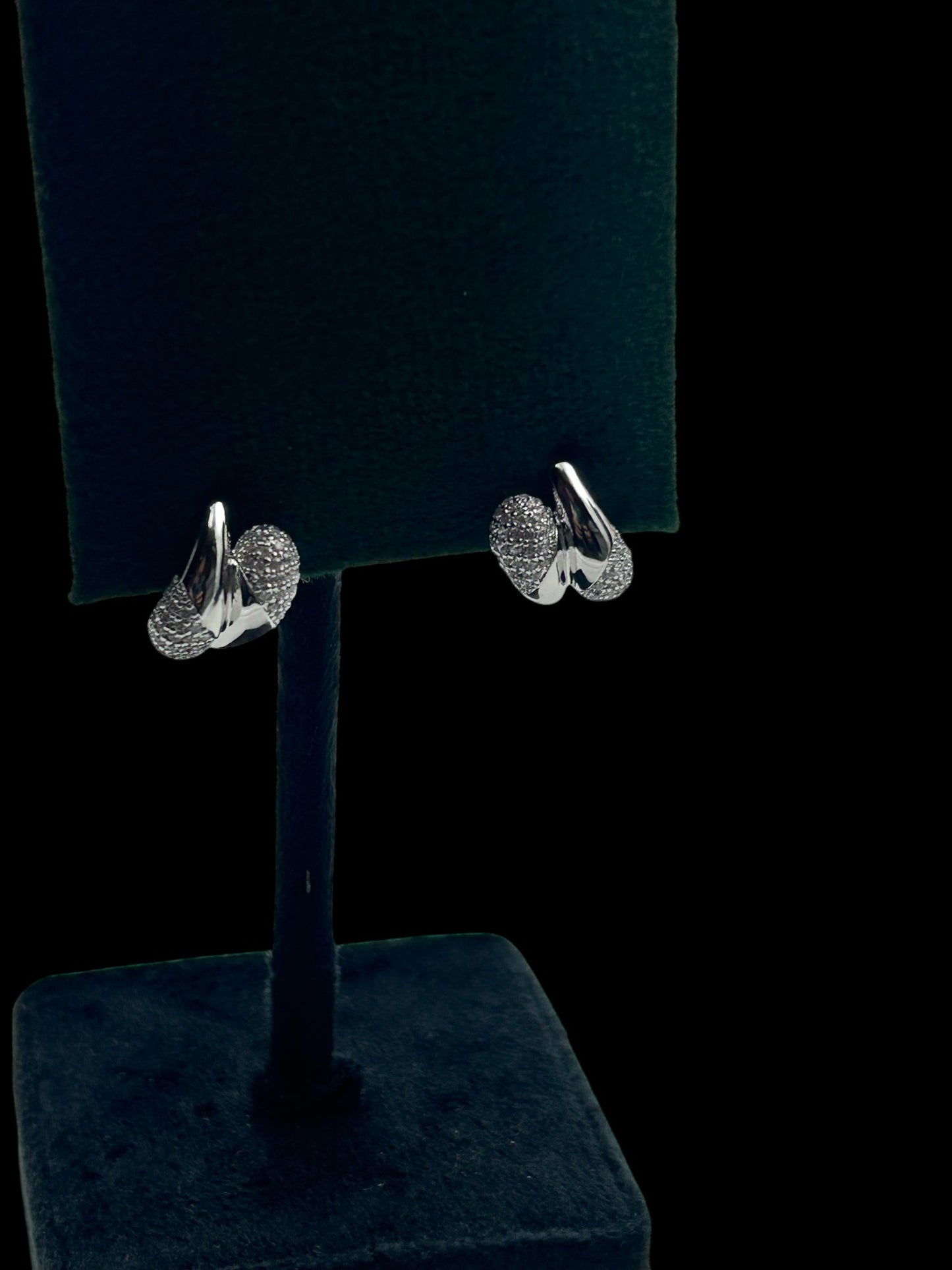 Luna Twist Spark Earrings