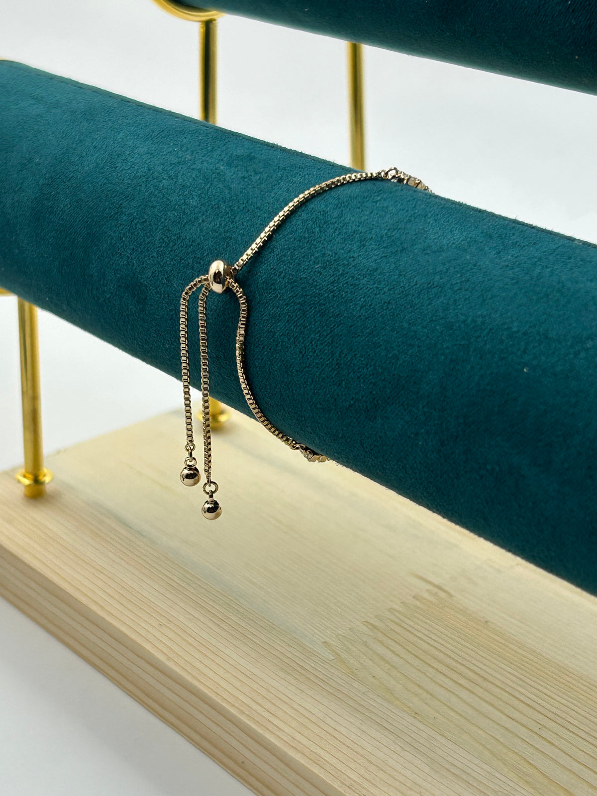 Elara Double Row Tennis AD Bracelet