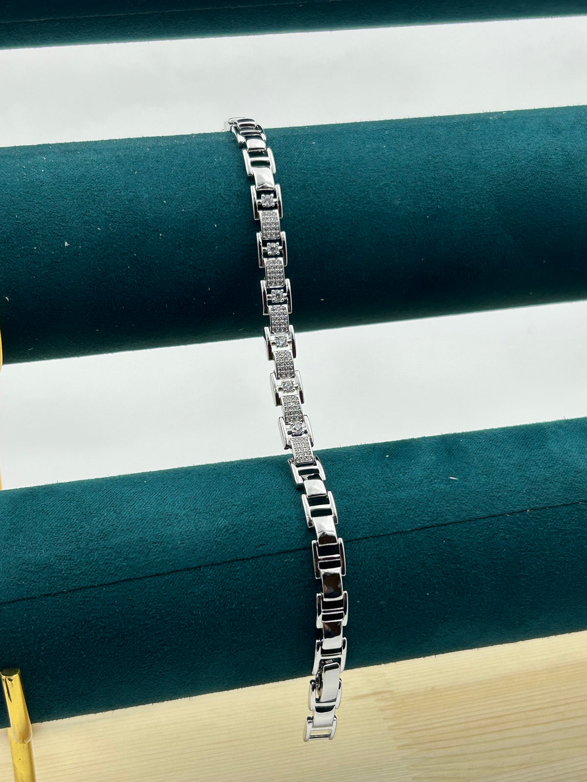 Elara Luxe AD Link Tennis Bracelet