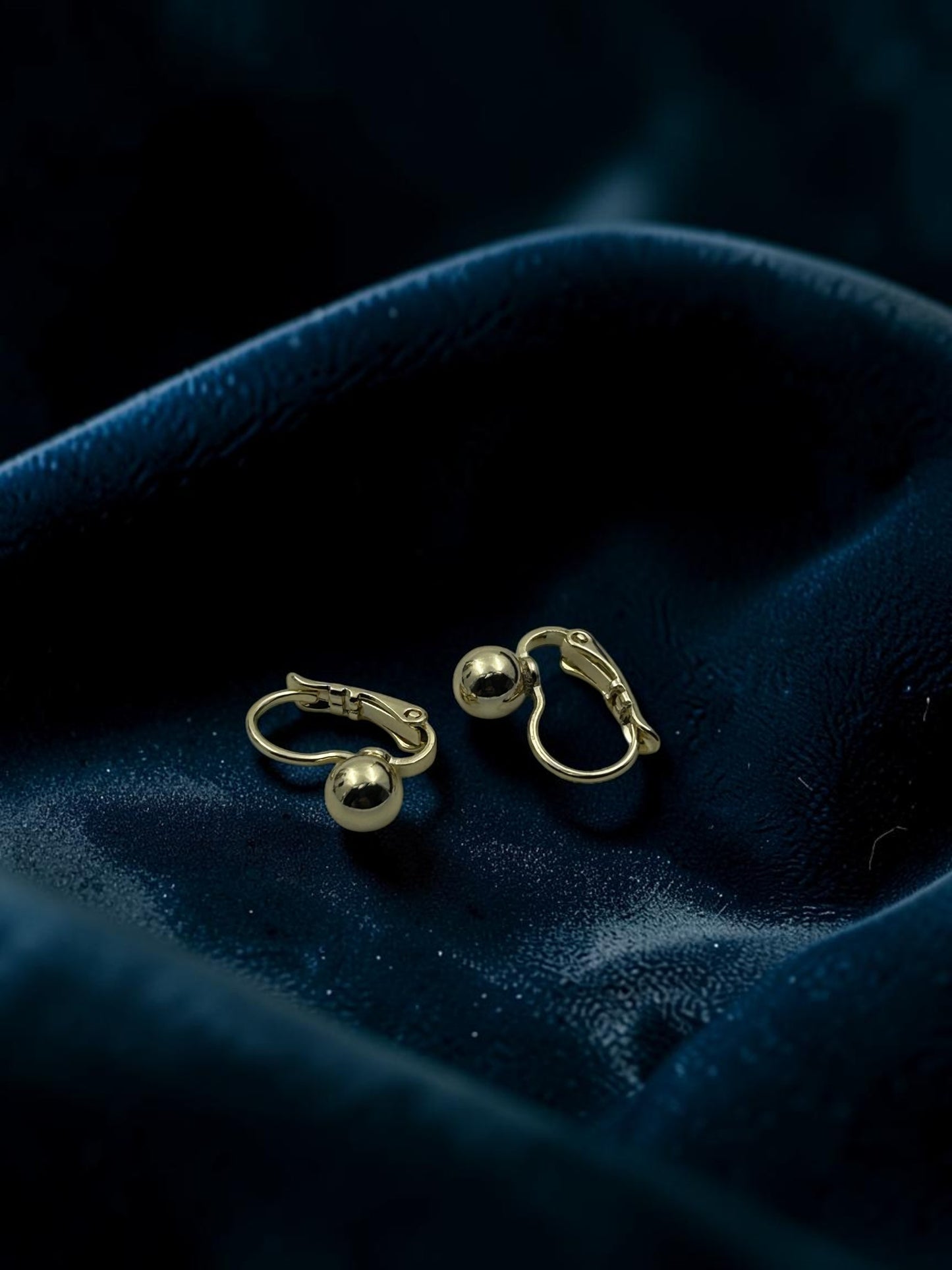 Golden Pearl Hoop