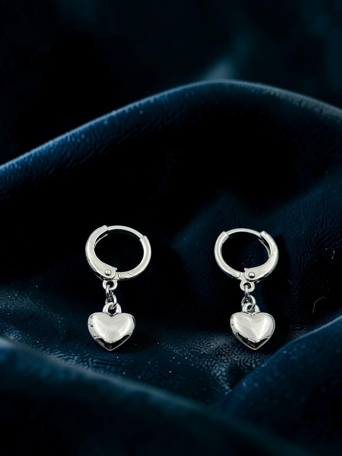 Hanging Heart Hoops
