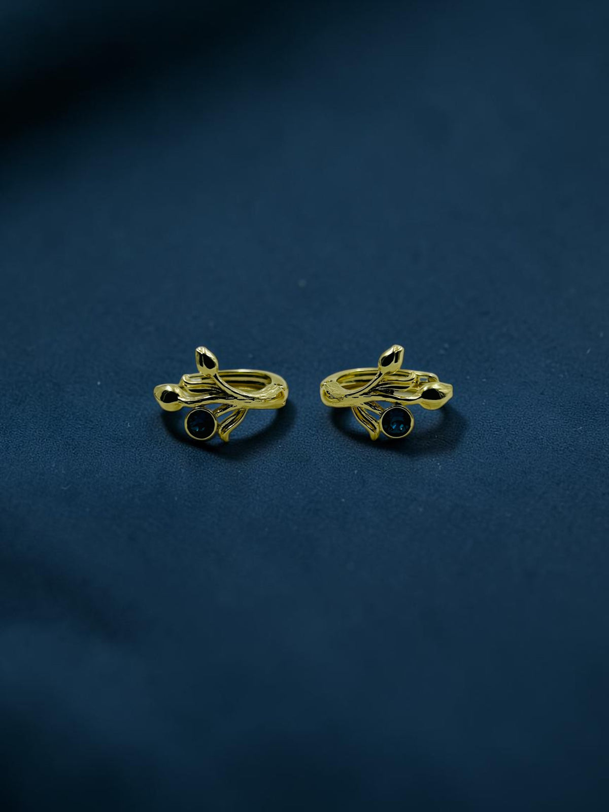 Midnight Vine Bali Earrings