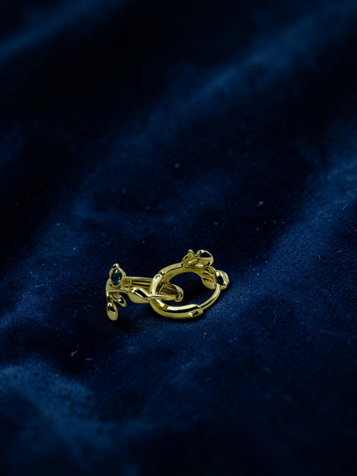 Midnight Vine Bali Earrings