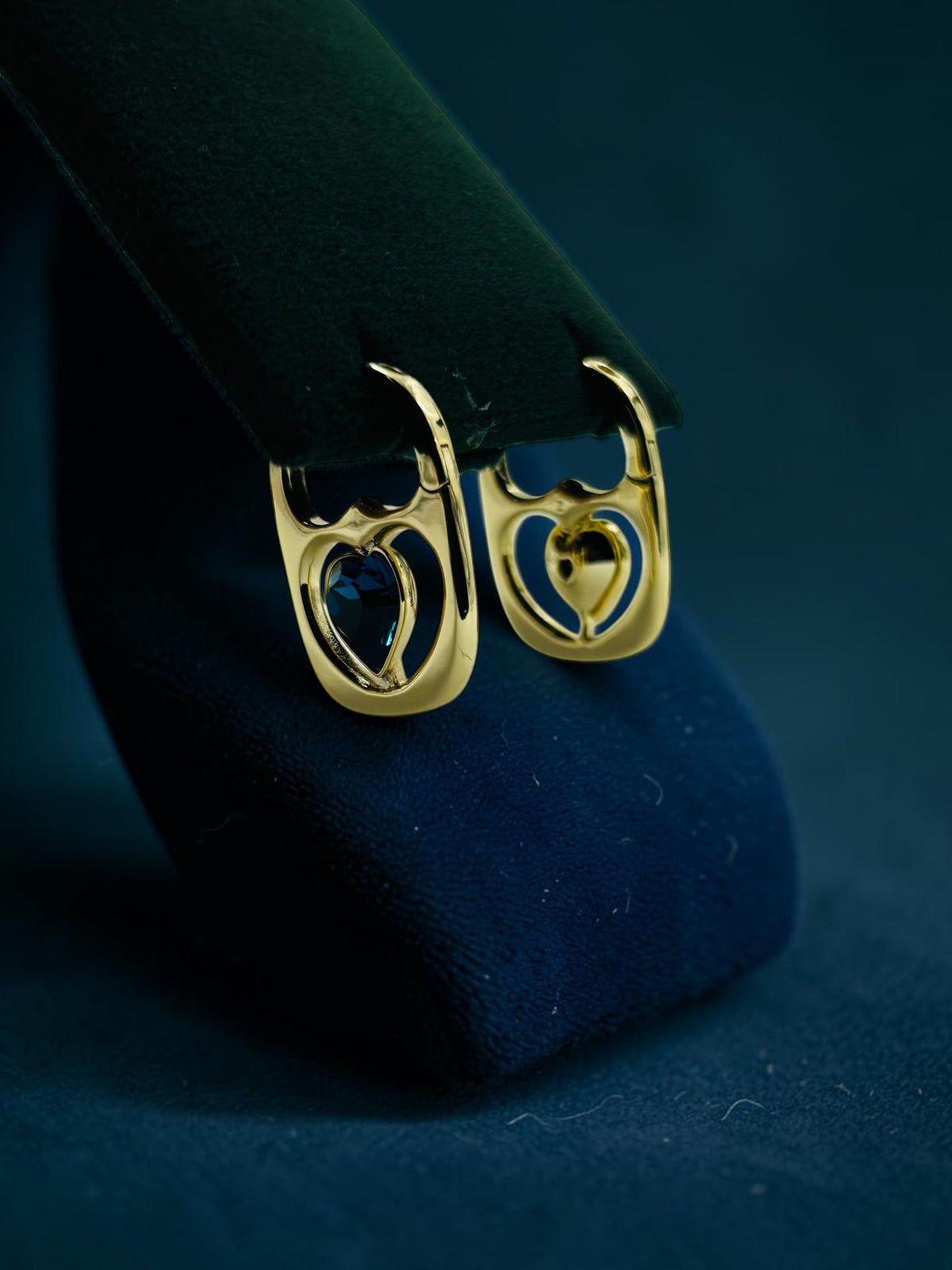 Love Lock Sapphire Earrings