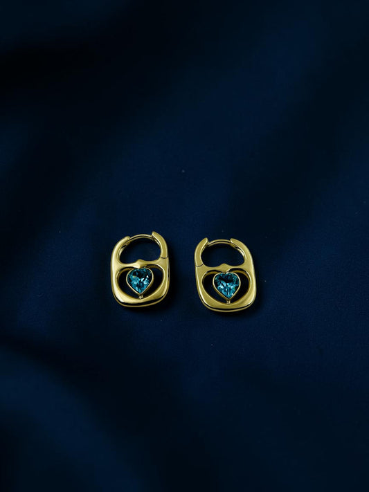 Sky Love Lock Earrings