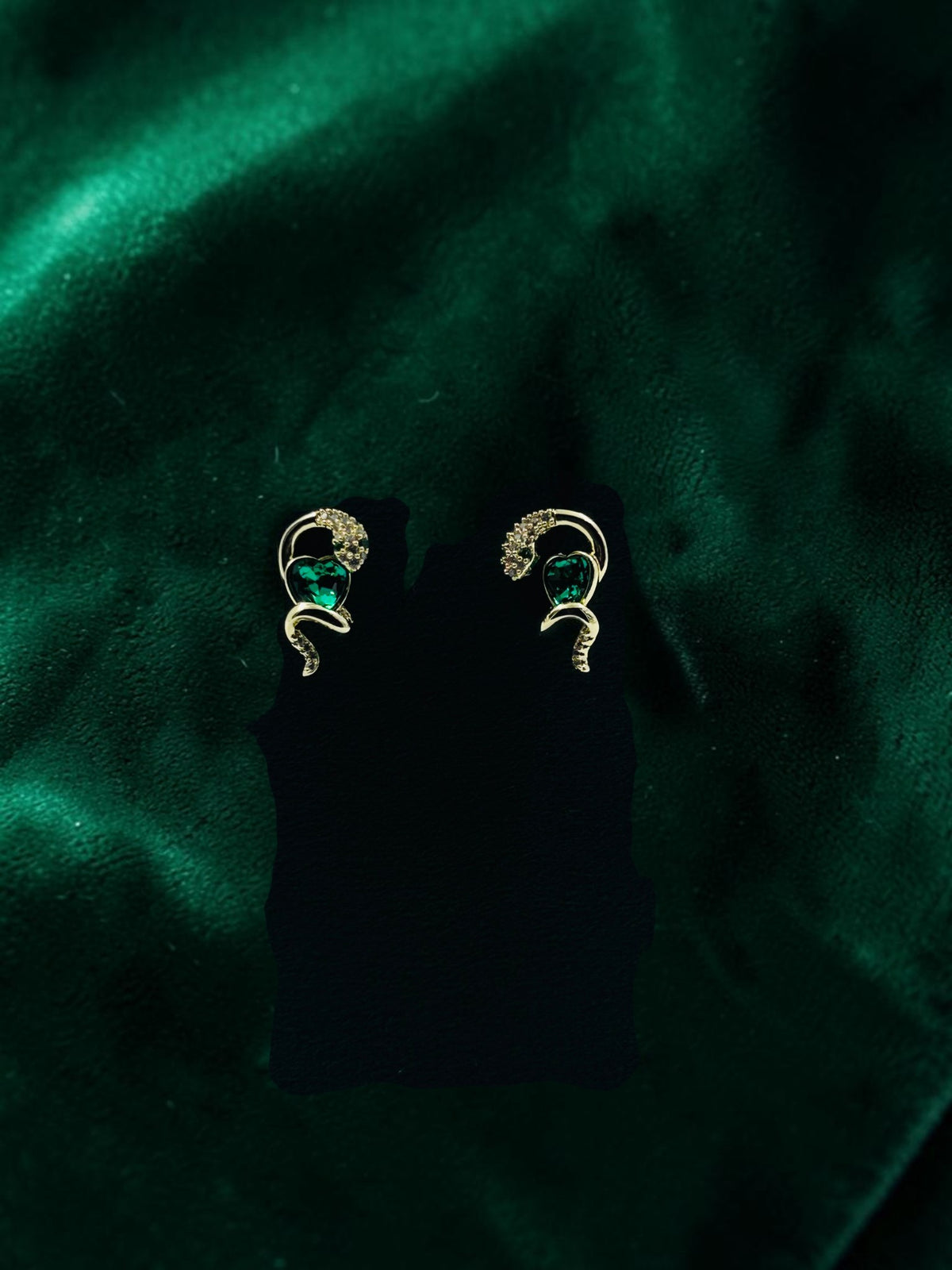 Emerald vasuki Earrings