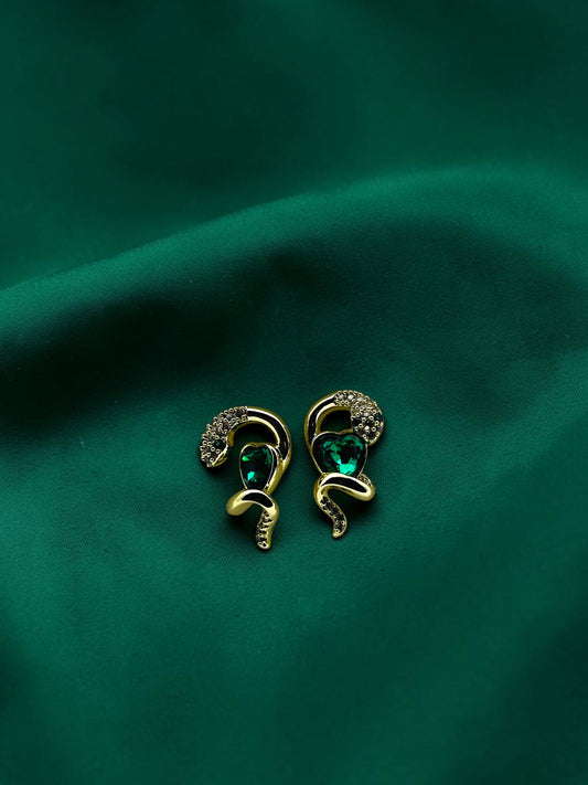 Emerald vasuki Earrings