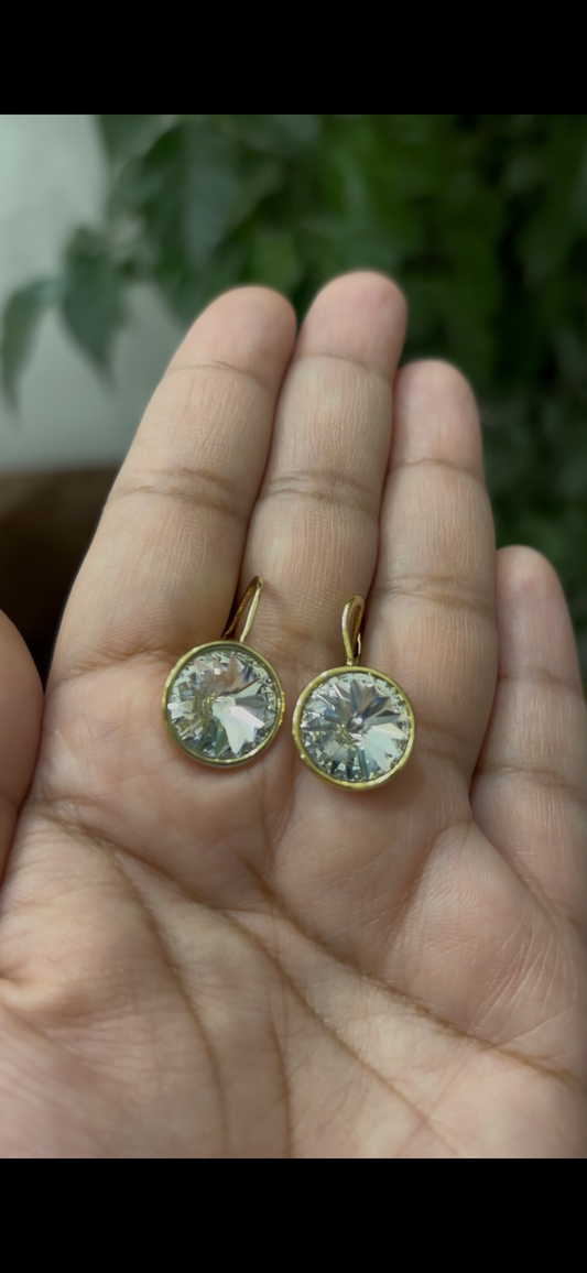 Radiance Crystal Earrings – Clear Crystal