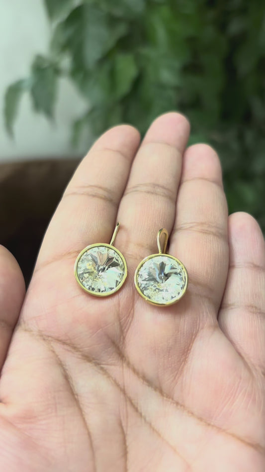 Radiance Crystal Earrings – Clear Crystal